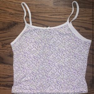 Brandy Melville Floral Tank Top